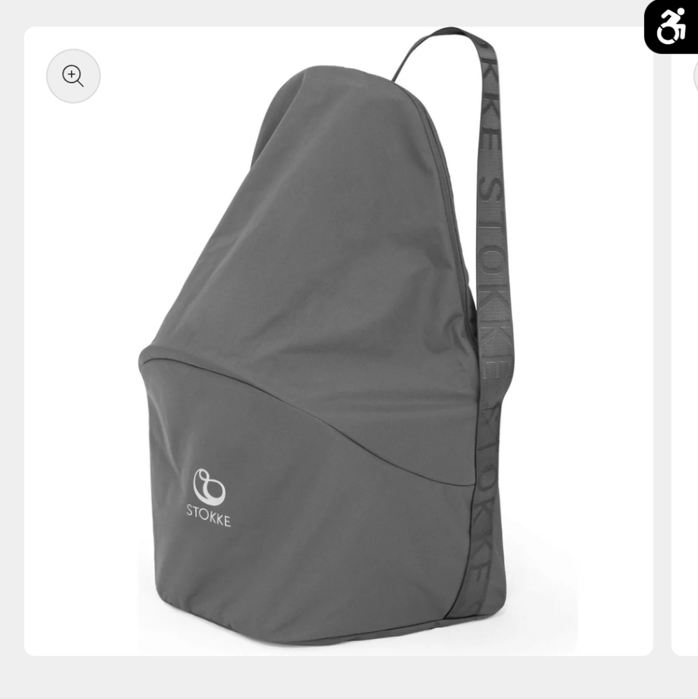 Stokke Clikk Travel Bag Essential Charcoal Backpack For High Chair Stokke Clikk